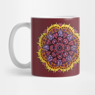 Electric Heart Mandala Mug